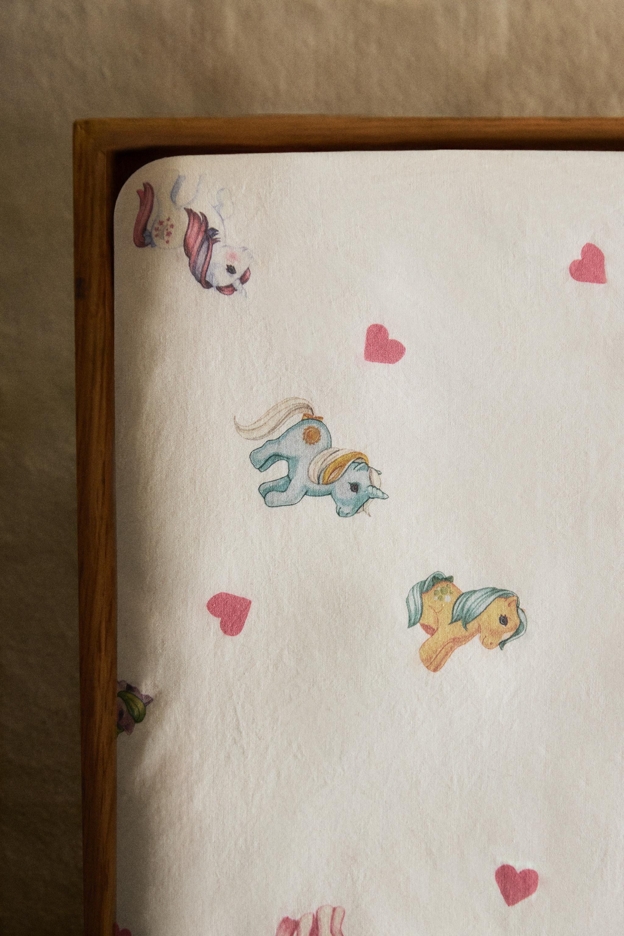KIDS’ MY LITTLE PONY© HEARTS FITTED SHEET